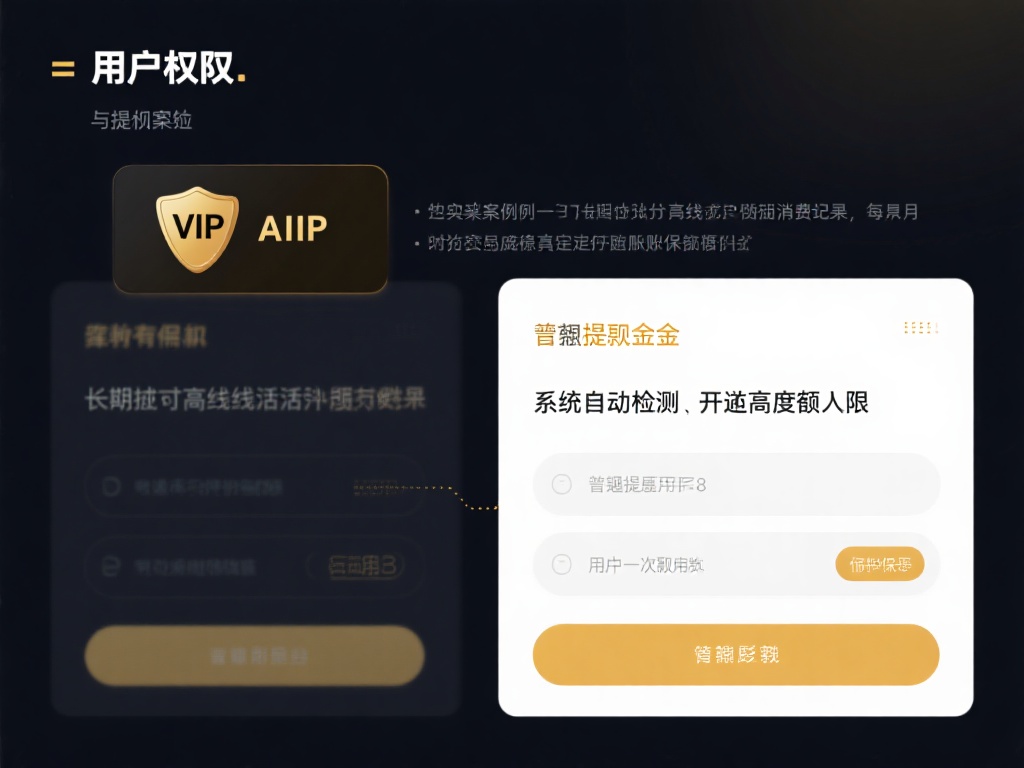 从实际案例来看，用户权限与提现额度有着密切联系。例