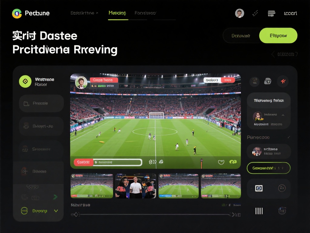 实时直播与回放：平台内置高质量赛事直播功能，用户可